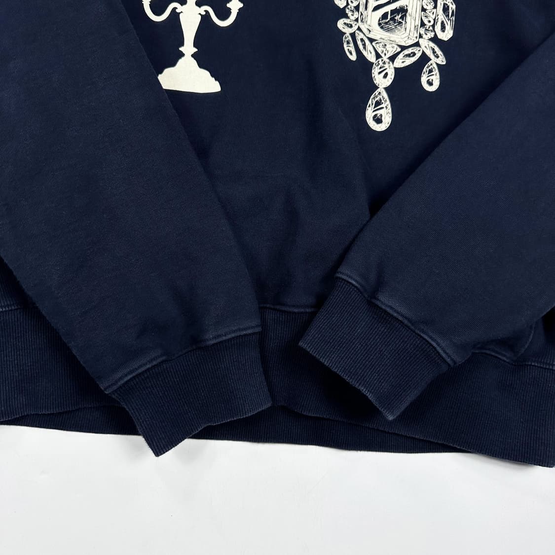 마르디 메크르디 여성 박시핏 맨투맨 네이비 Free 상품이미지4