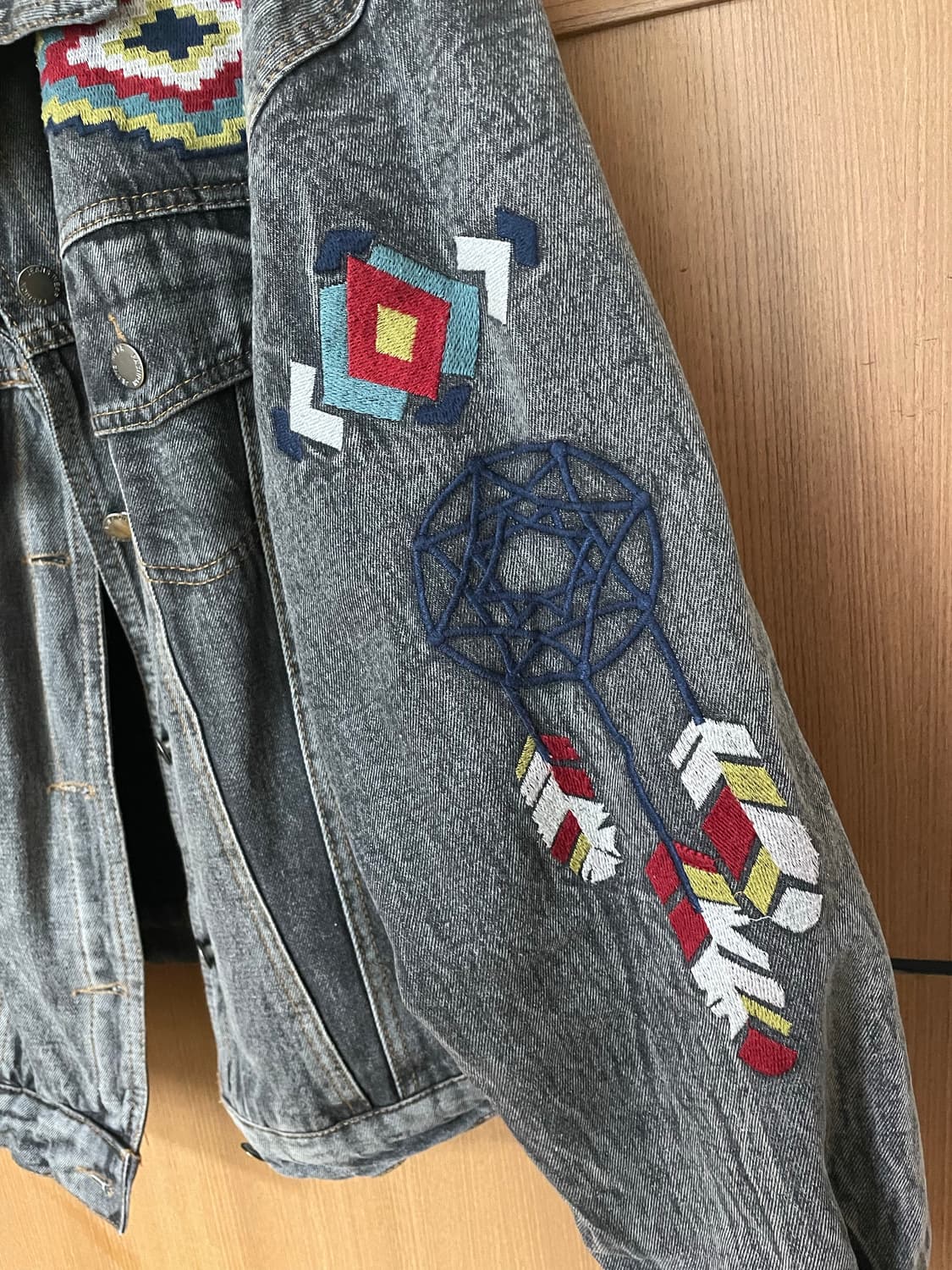네이티브 아메리칸 자수 데님 자켓 상품이미지3