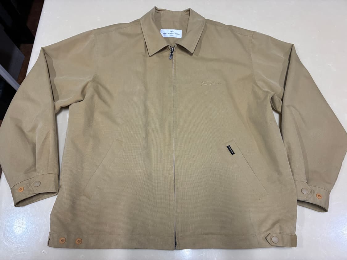 100) 발렌시아가 국내 라이센스 블루종 자켓 베이지 상품이미지1