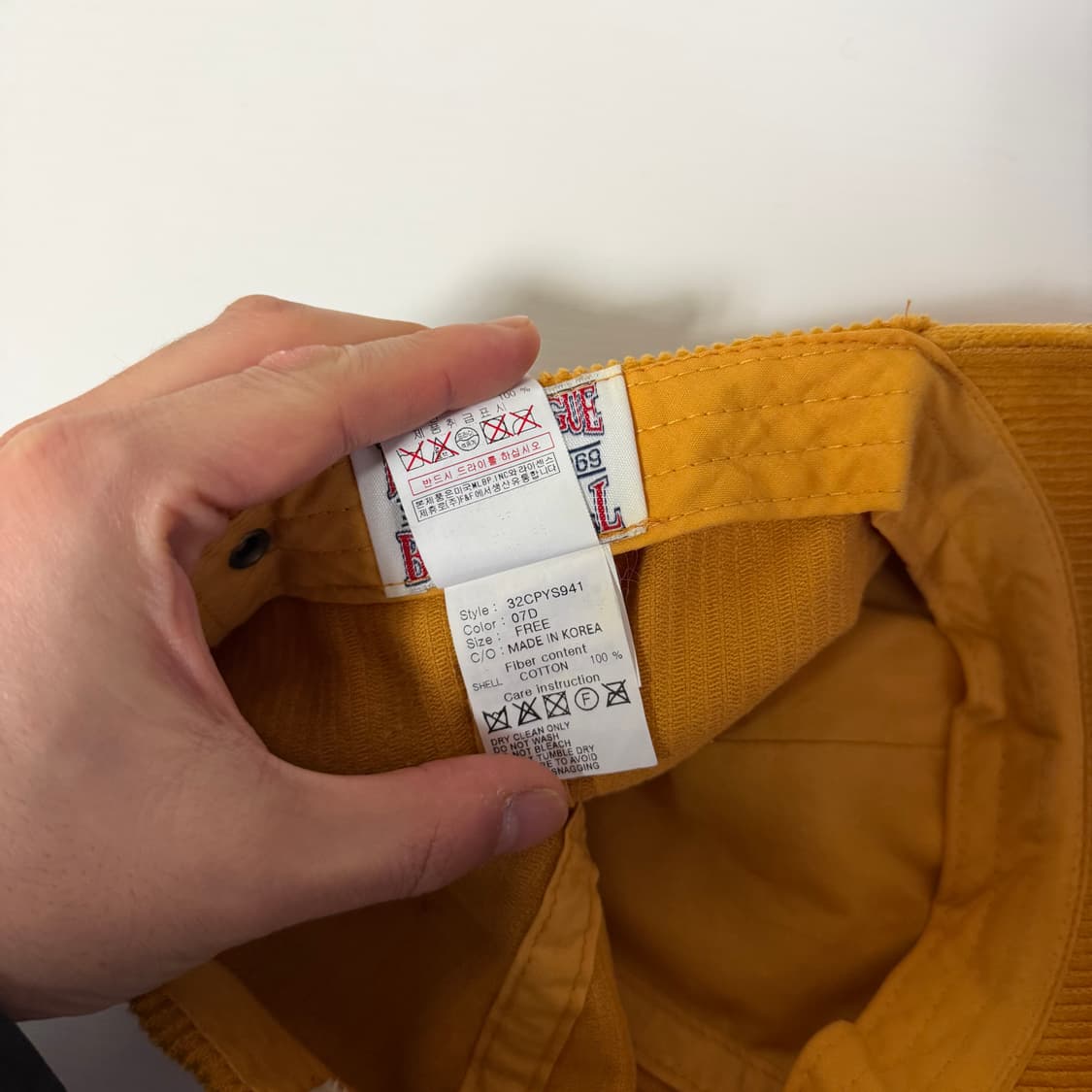 MLB LA다저스 코듀로이 볼캡 상품이미지5