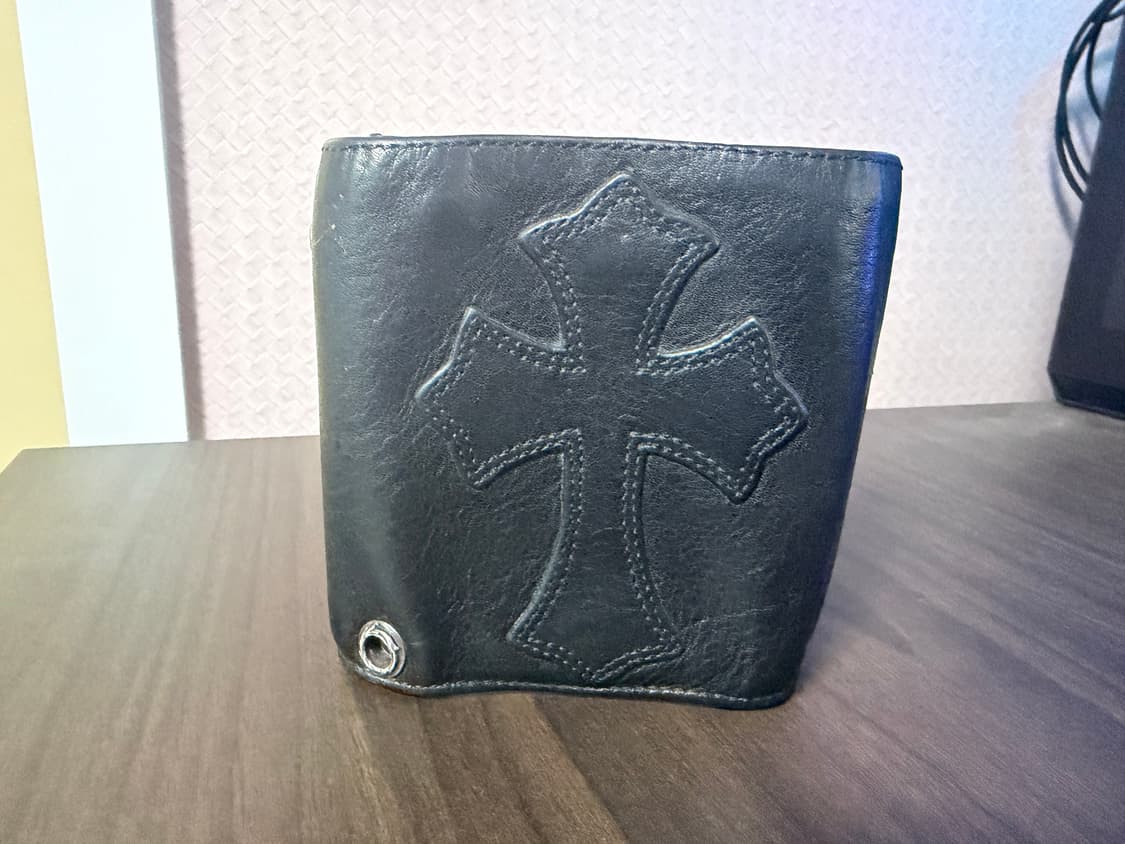 크롬하츠 3단 크로스패치 지갑 단품 상품이미지6