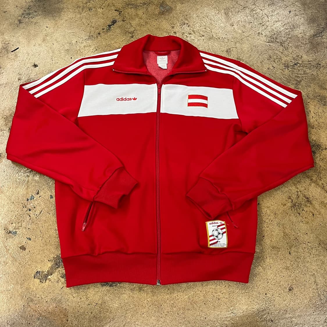 아디다스 오스트리아 레드 져지 트랙탑 105 상품이미지2