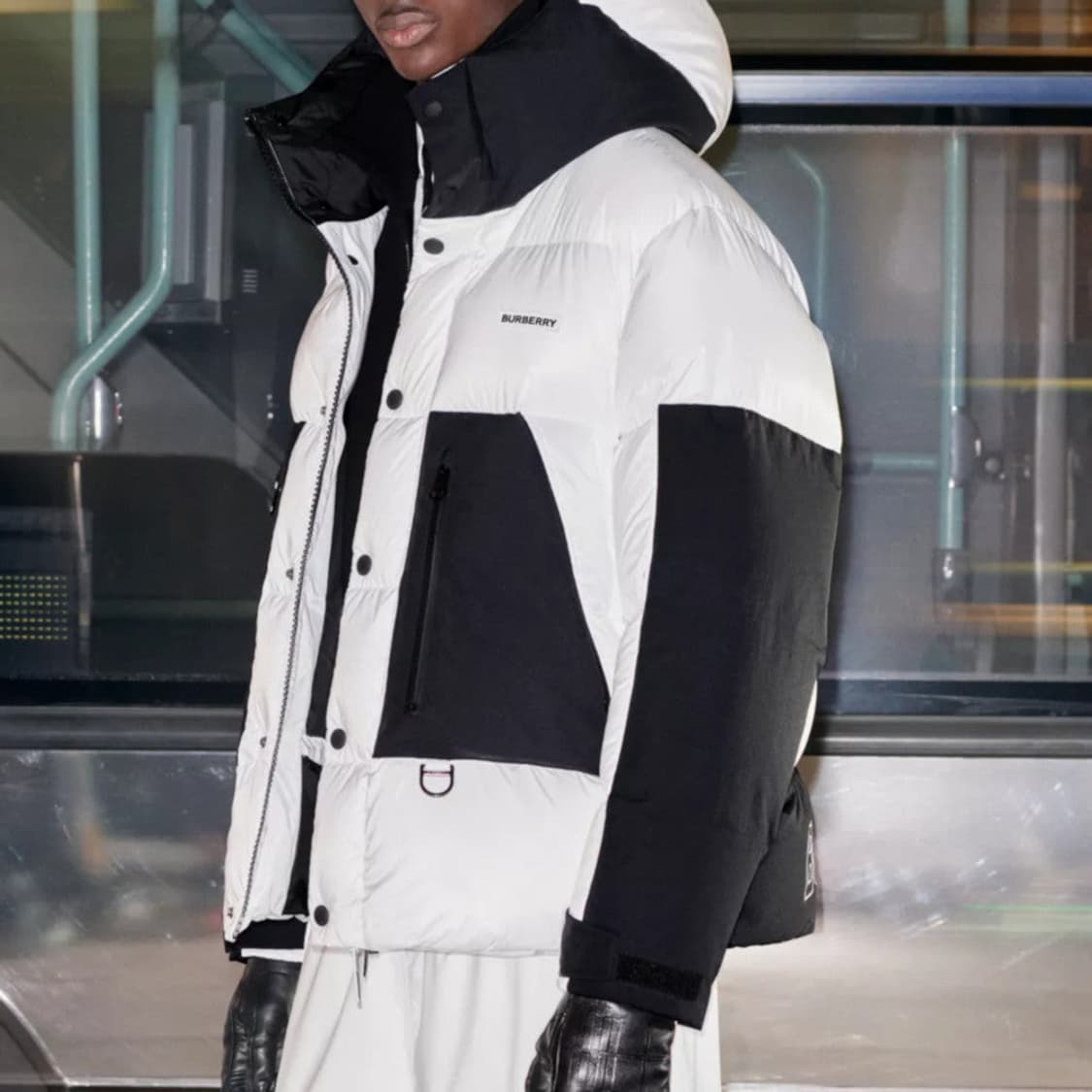 버버리 투톤 puffer jacket 패딩 상품이미지3