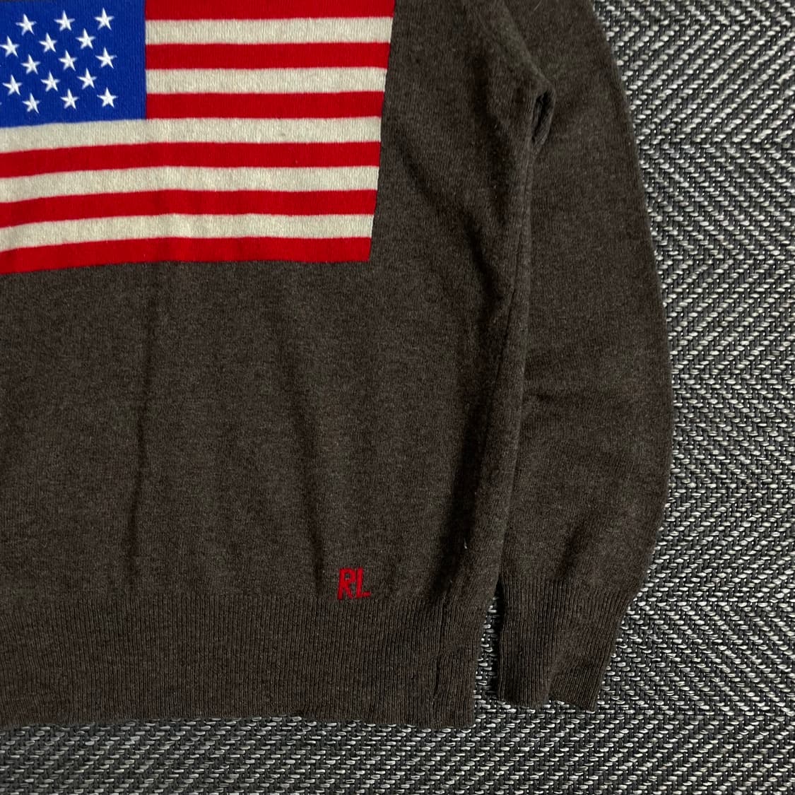 폴로 랄프로렌 성조기 빅로고 램스울 스웨터y 3071 상품이미지3