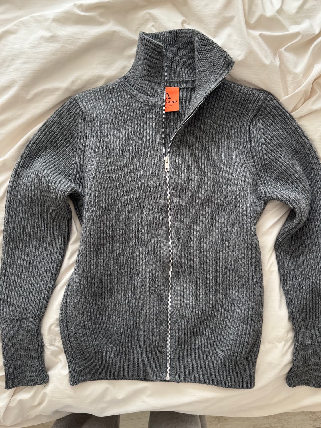 안데르센안데르센 풀집업 긴팔 니트 xs 상품이미지1