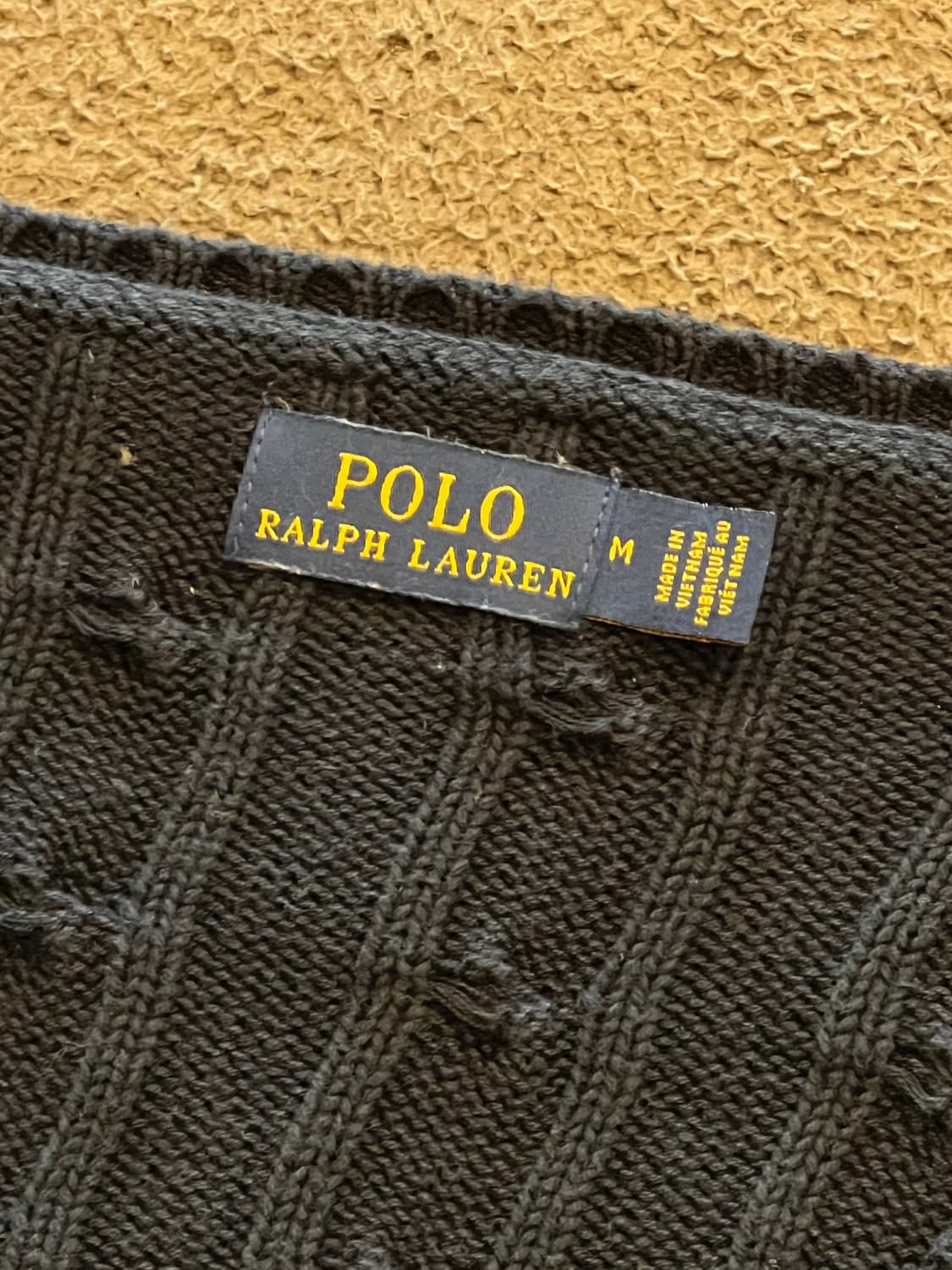 폴로 랄프로렌 꽈배기 브이넥 니트 처분  상품이미지3