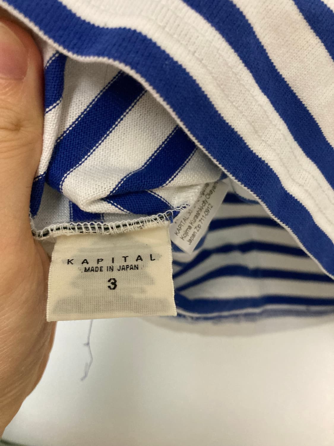 25ss 캐피탈 패널 보더 티셔츠 상품이미지5