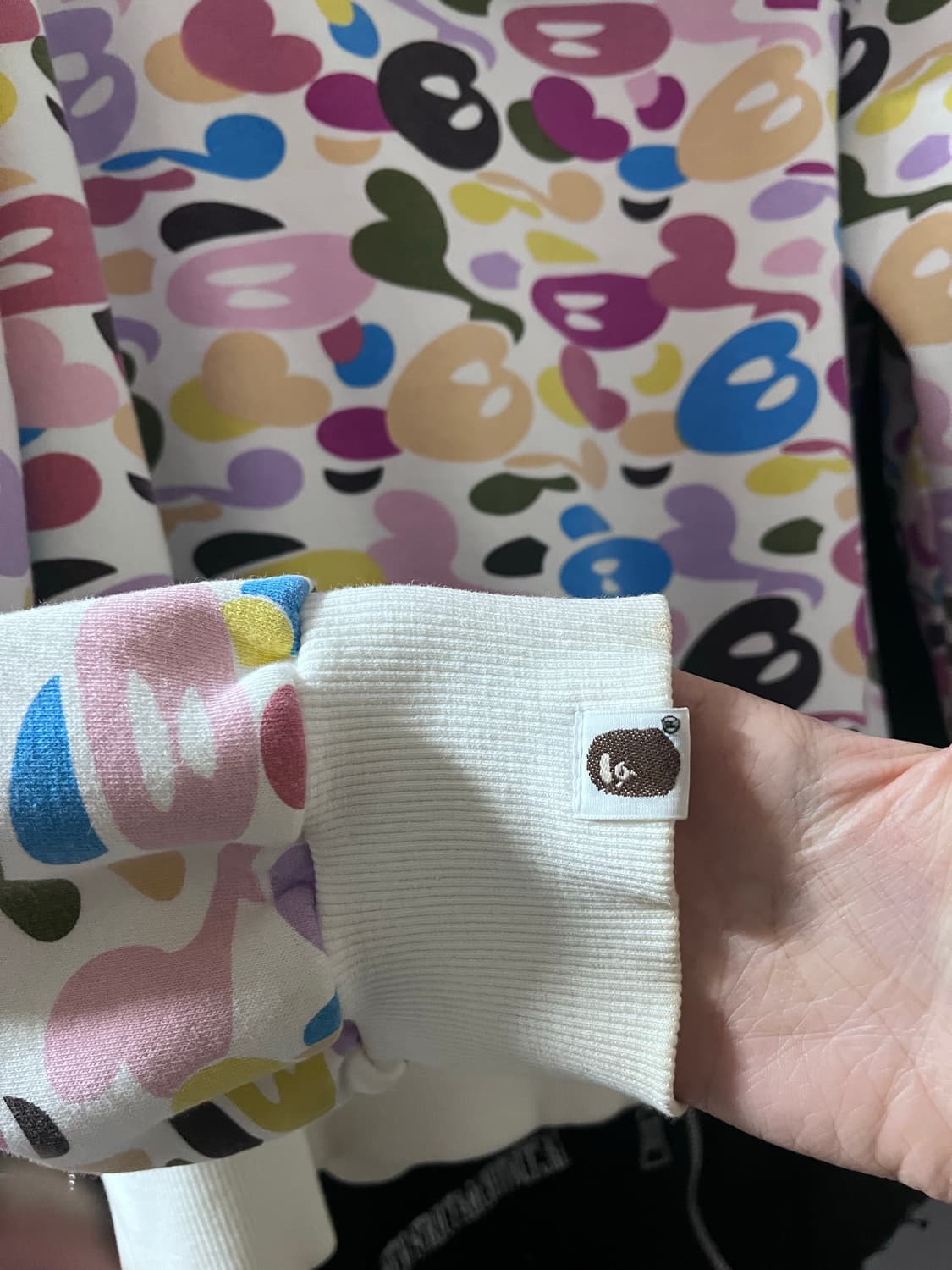 베이프 초레어 컬러 투웨이 후드집업 M 상품이미지6