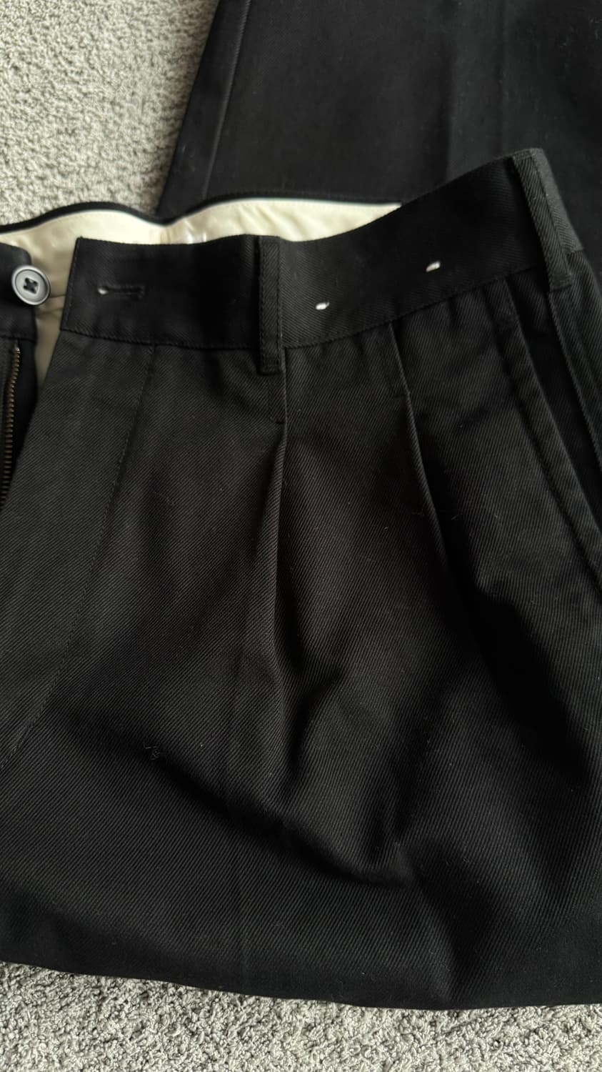 유니클로 U 블랙 와이드 팬츠 79cm 상품이미지2