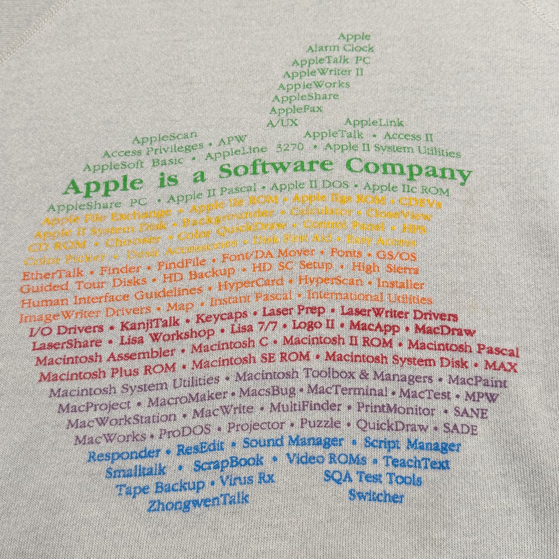 빈티지 80~90s Apple 애플 직원용 맨투맨 상품이미지3