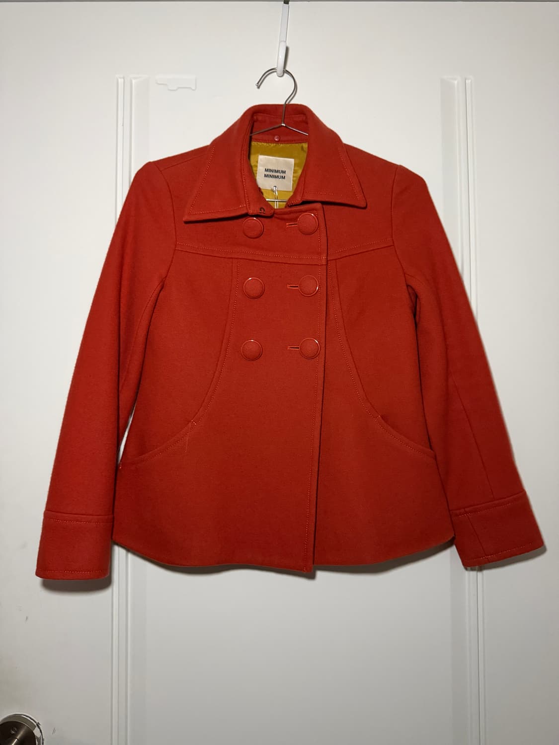 일본빈티지 브릭오렌지 숏코트 상품이미지7