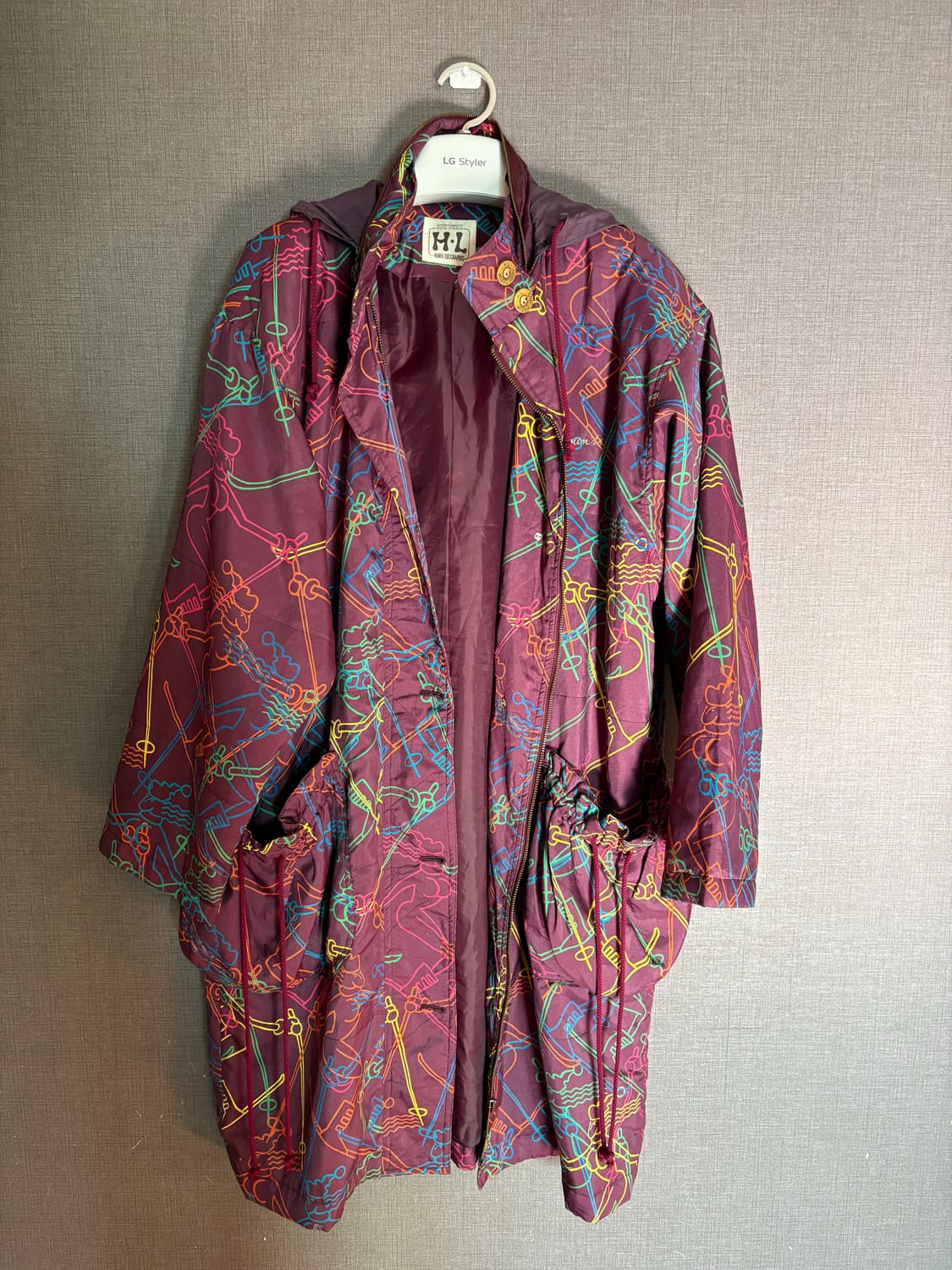 🎨 Henri-Luc Chapuis 빈티지 그래픽 점퍼/프랑스 브랜드 상품이미지1