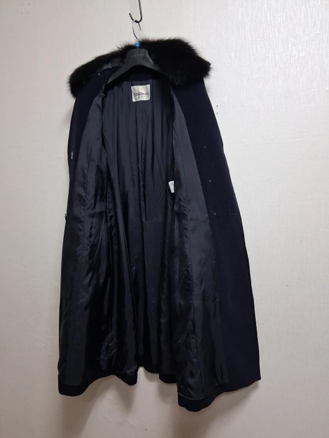 일본수입 cojana 앙고라 더블 롱코트 폭스카라탈부착 순모 66 상품이미지4