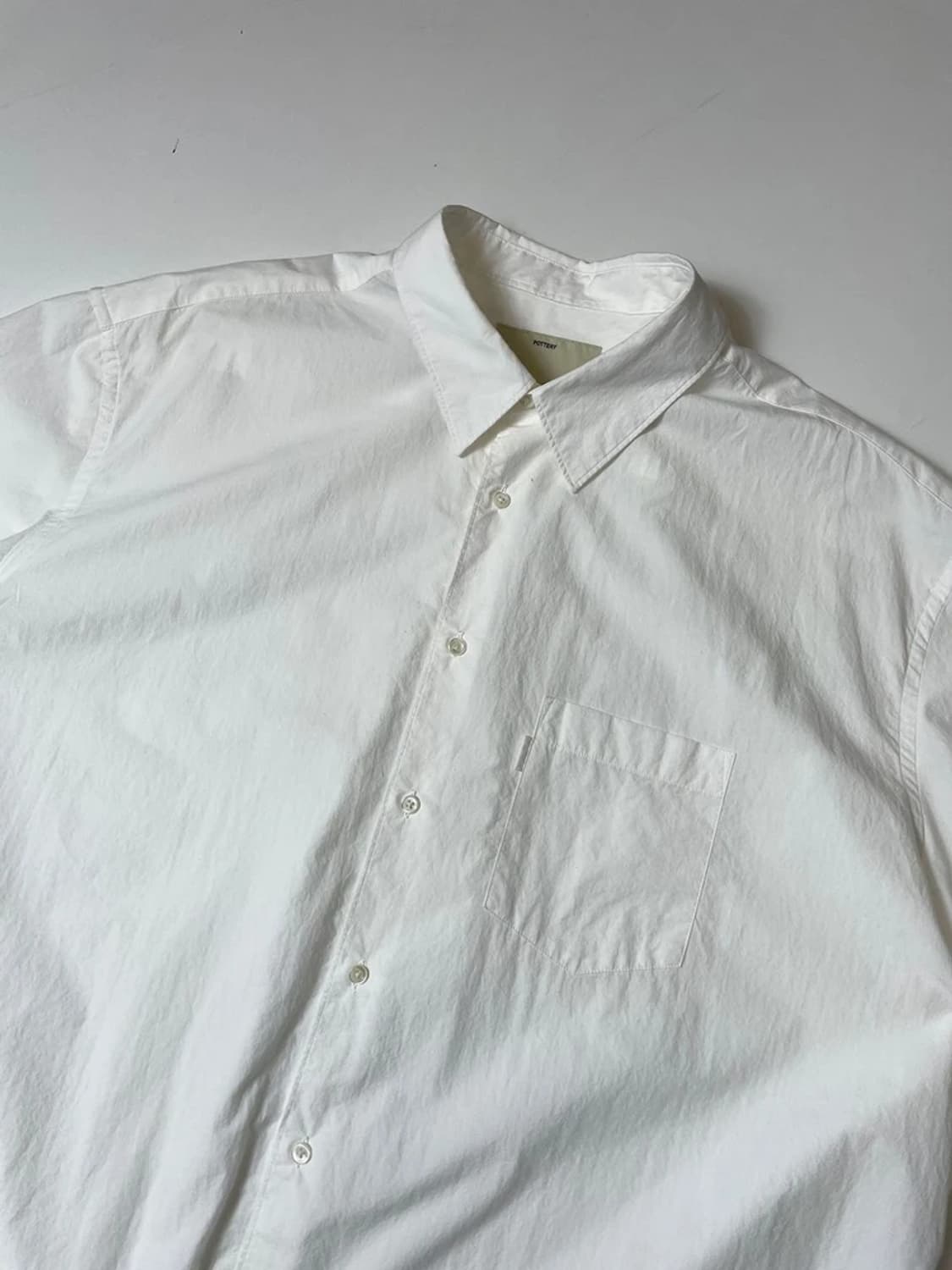 포터리 컴포트 코튼 반팔 셔츠 PN9640 상품이미지2