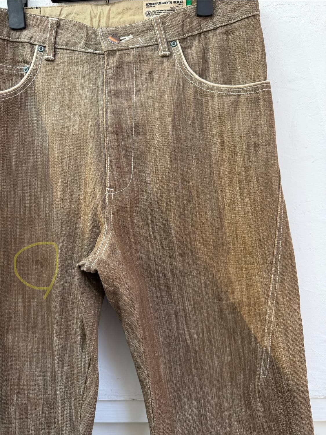 Scanner Fundamental Product 워시드 스트레이트 데님 상품이미지10