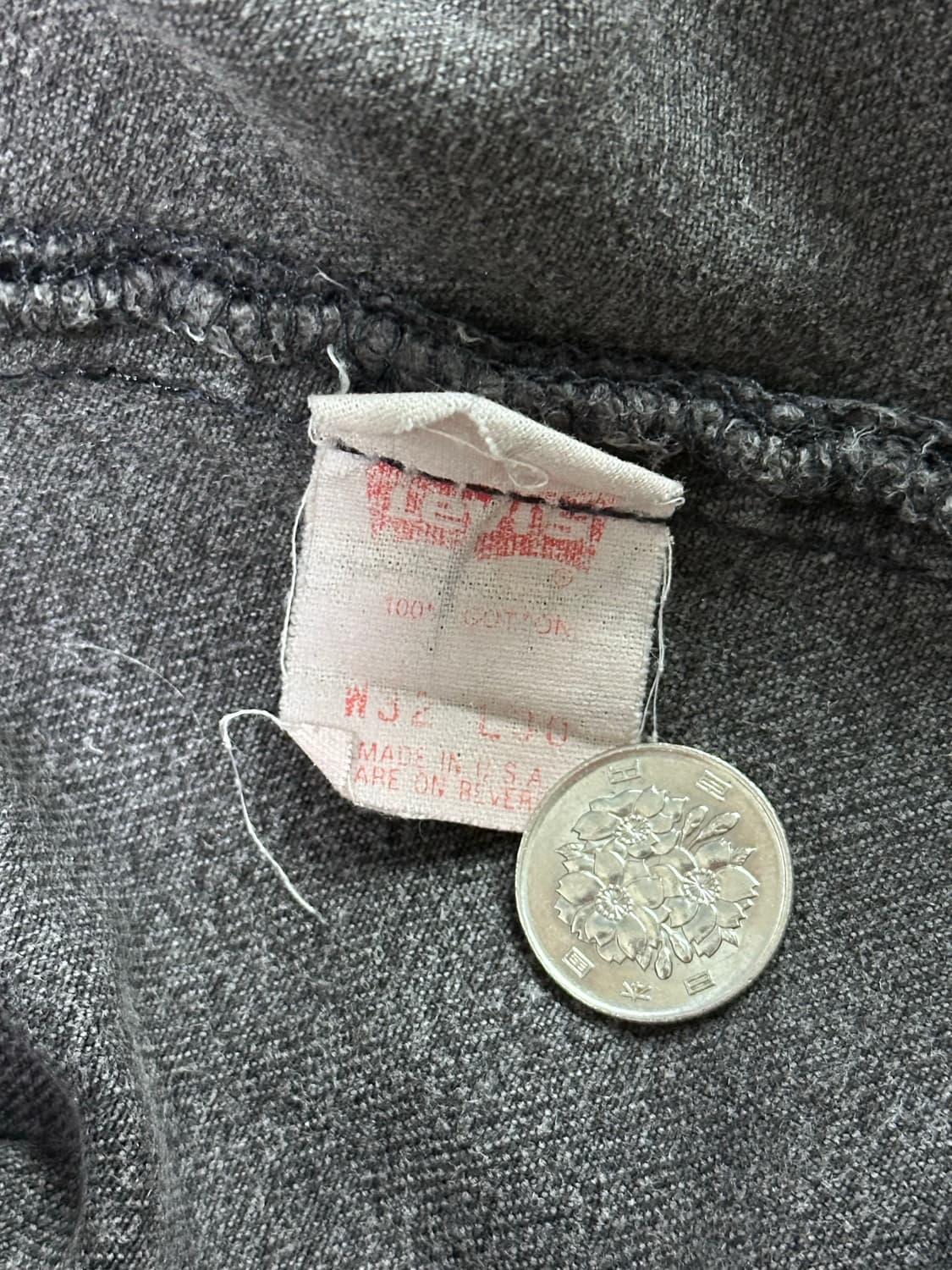 90s 리바이스 501 블랙 32x30 상품이미지5