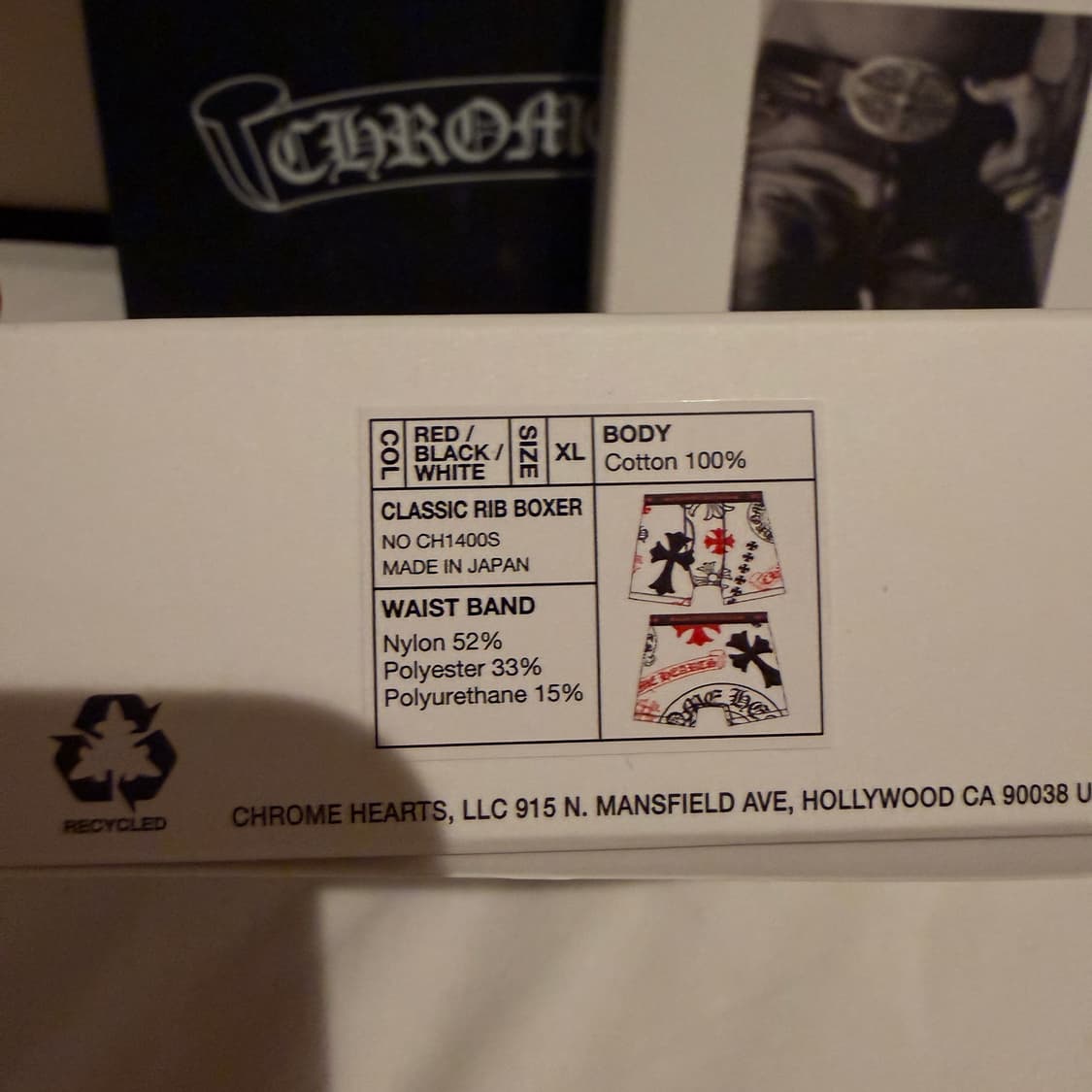 CHROME HEARTS 크롬하츠 속옷 2가지 디자인 상품이미지5
