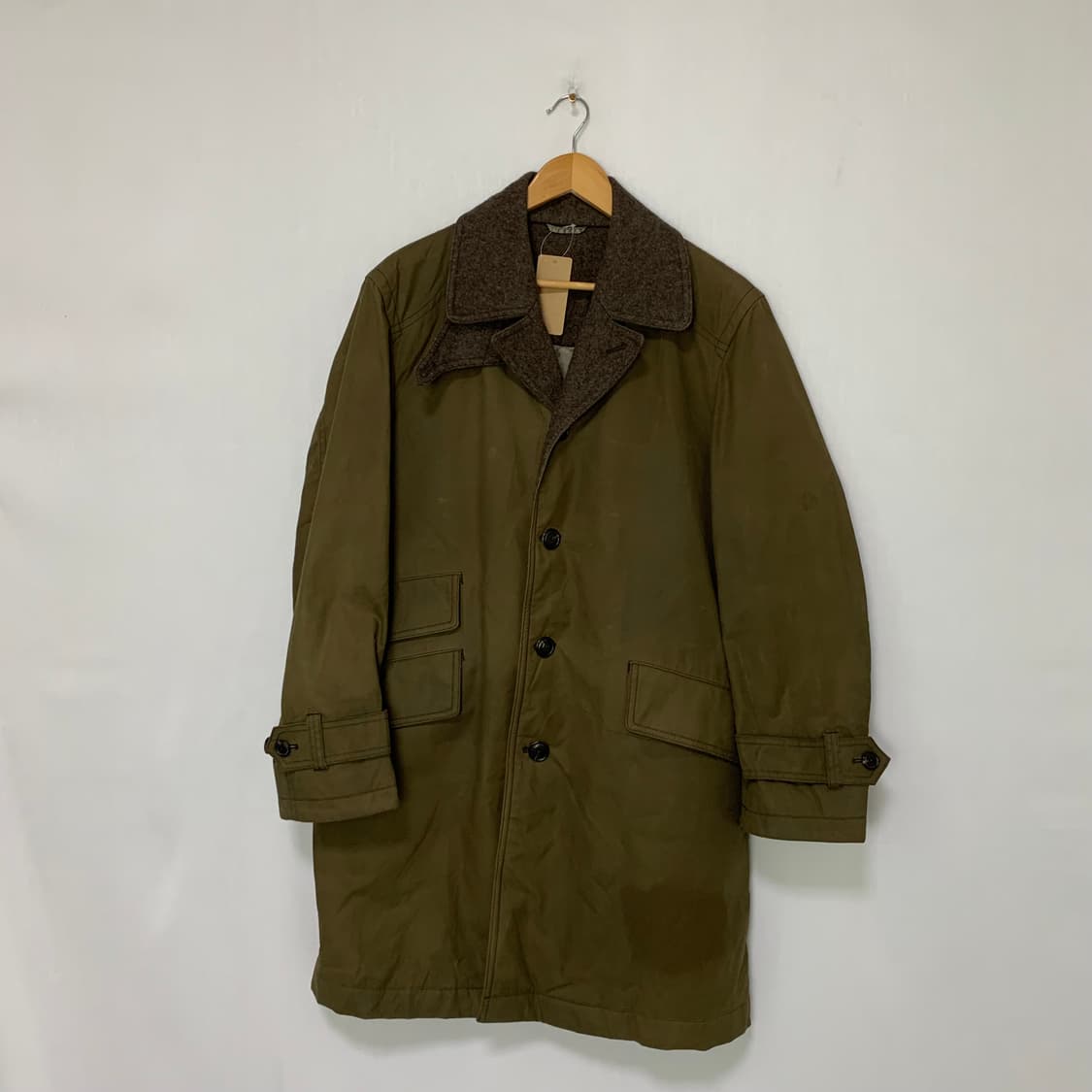 제이프레스 카라 야상 코트 카키 y2k 빈티지 L 상품이미지1