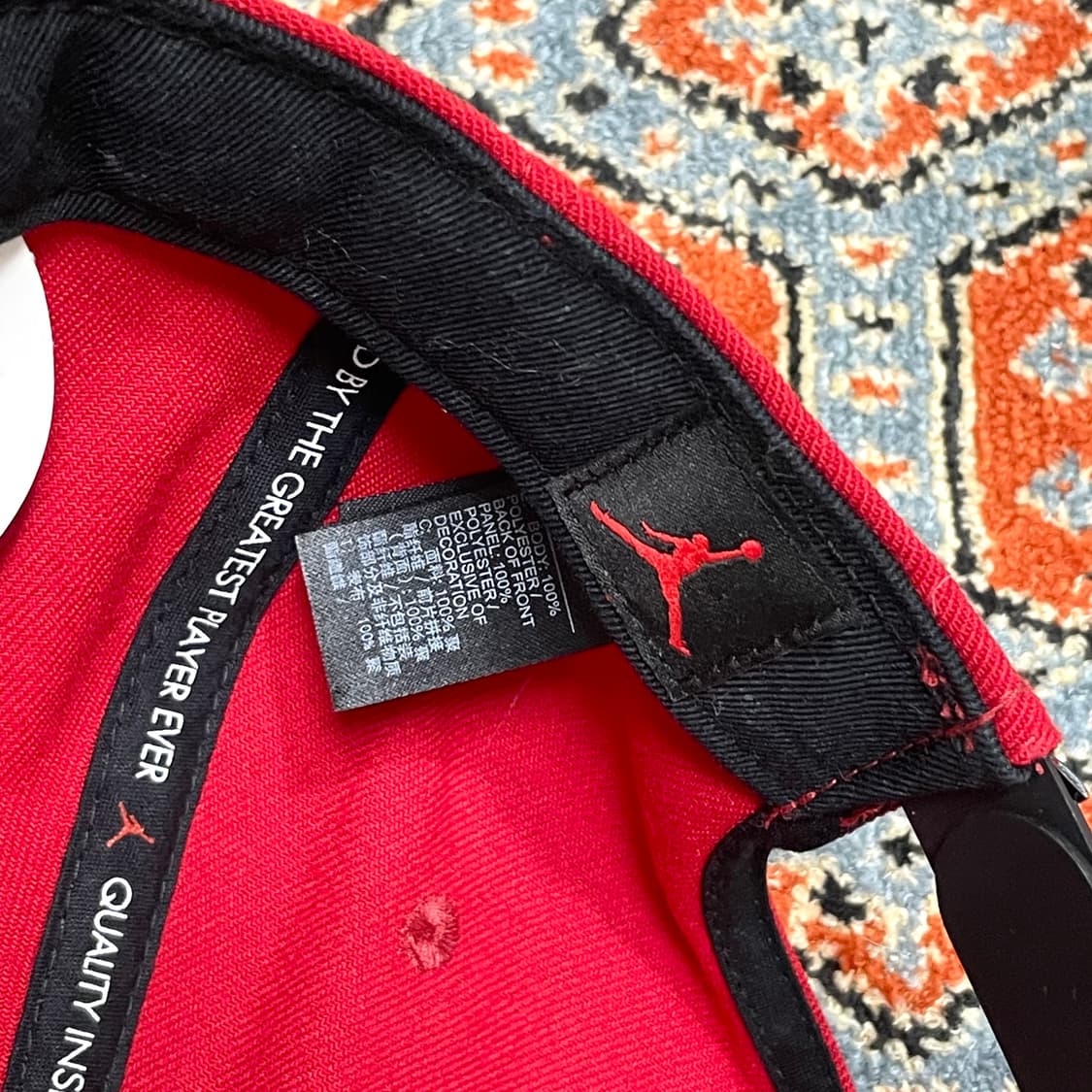 나이키 조던 점프맨 레드 스냅백 FREE 상품이미지5