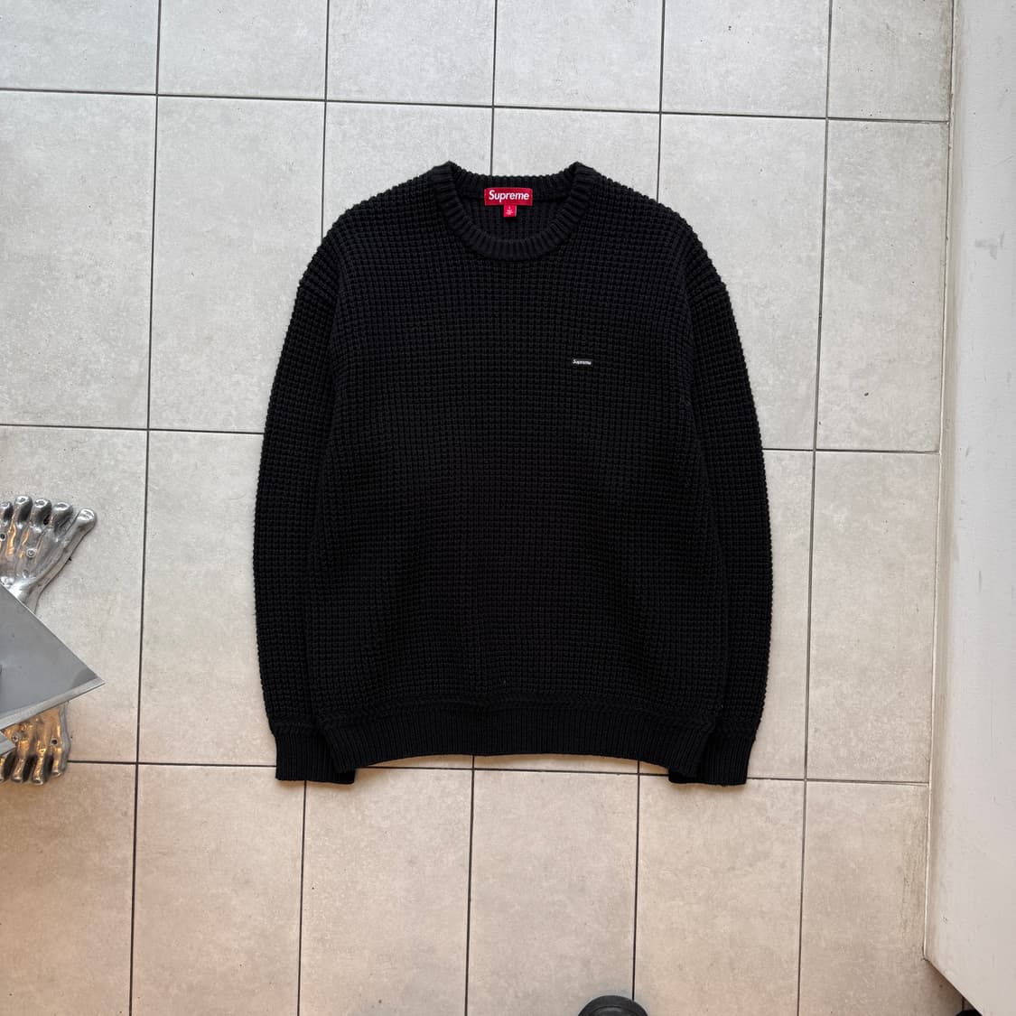 슈프림 스몰 박스 와플 스웨터 상품이미지2