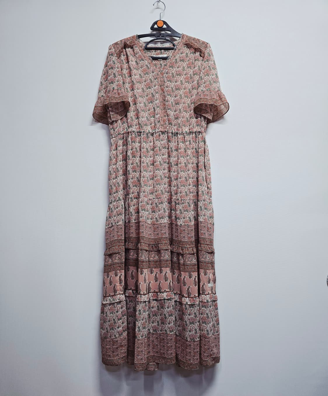 thursday island 플라워 패턴 롱 원피스 캉캉 스타일m 상품이미지1