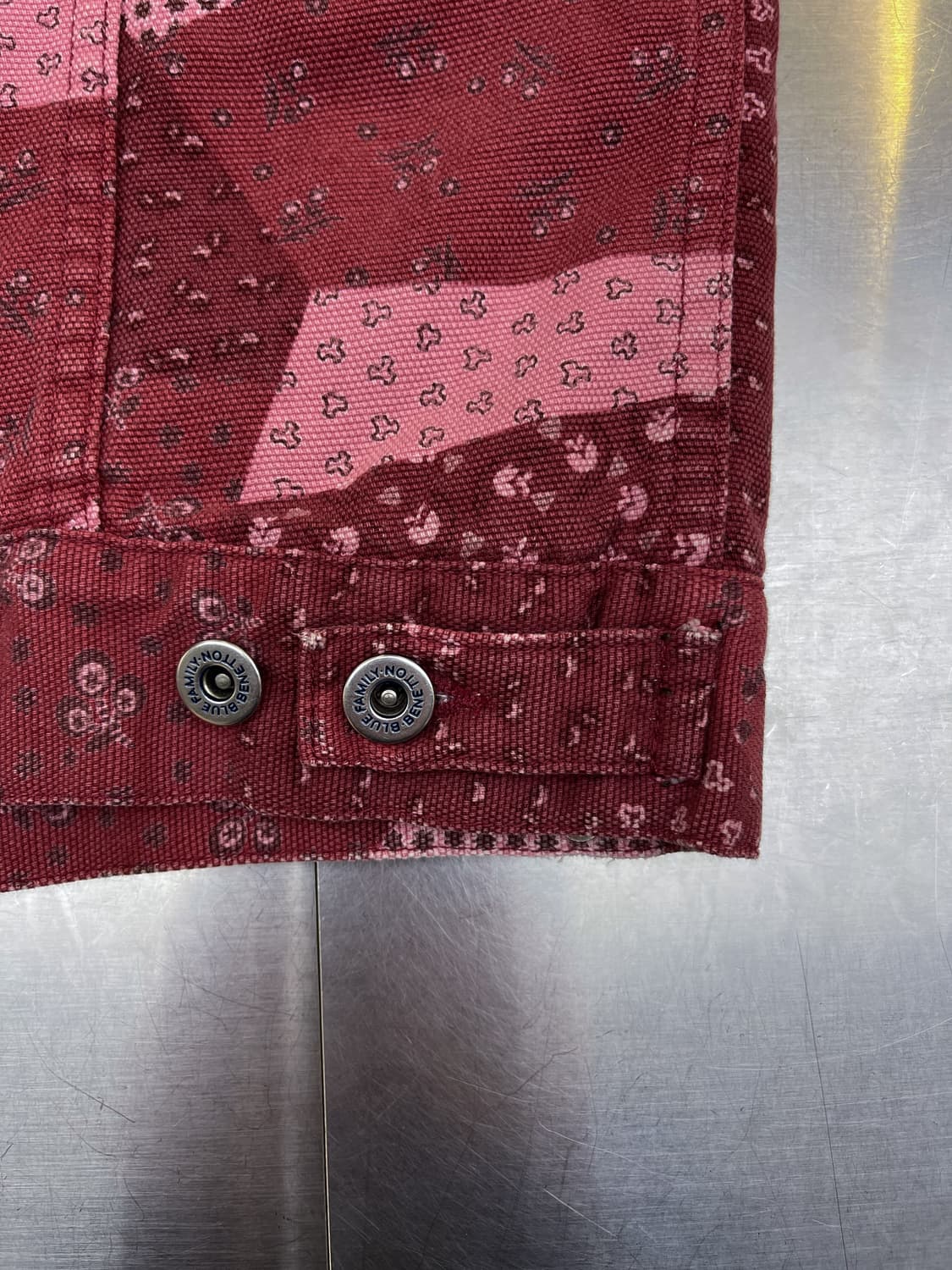 베네통 90s 블루 패밀리 트러커 자켓 상품이미지9