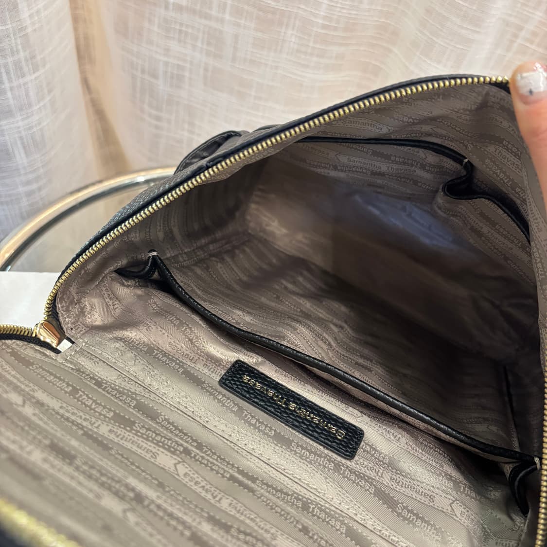 정품 사만다타바사 소가죽 백팩    상품이미지6