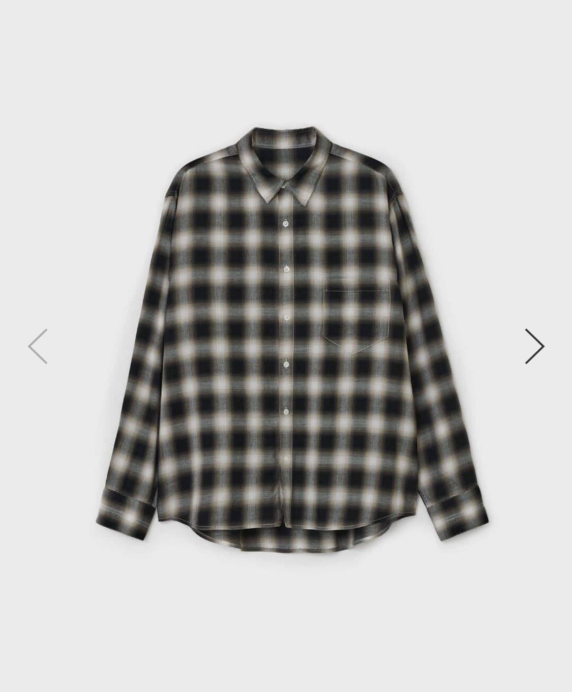 [L]벨리에 치코 셔츠 헤이즈 블랙 상품이미지2