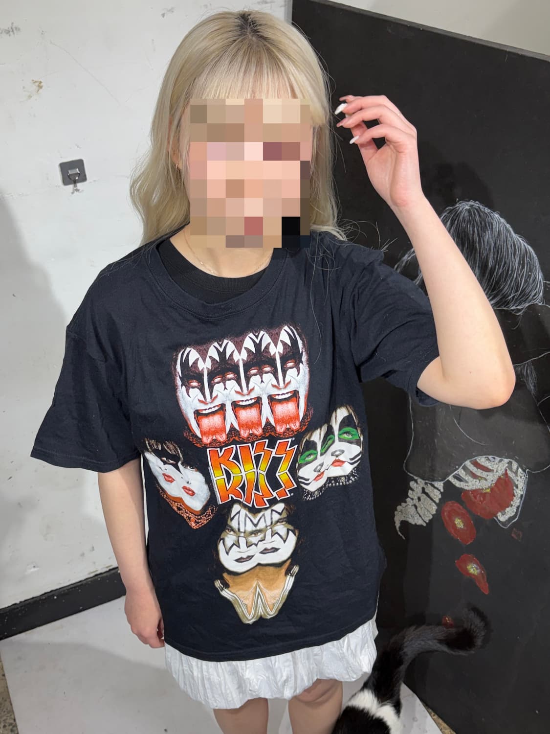 Kiss 밴드 락 티셔츠 그래픽 반팔티 상품이미지5