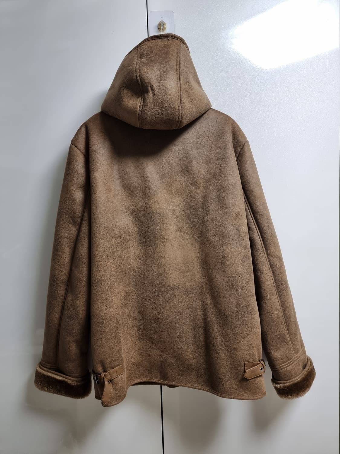 로베르토 까발리 초경량 무스탕 자켓 꼬냑색상 라지 사이즈 새제품 상품이미지3