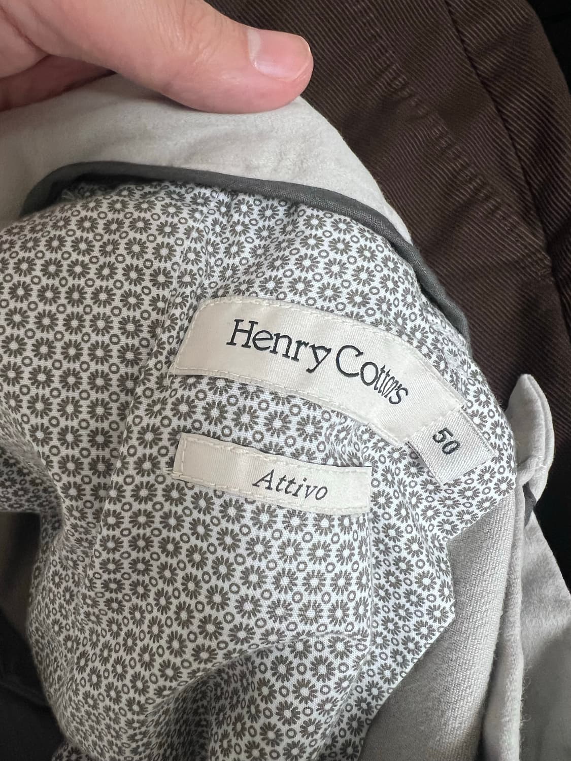 헨리코튼 아티보 Attivo 아이보리 팬츠 50사이즈 (32인치) 상품이미지8