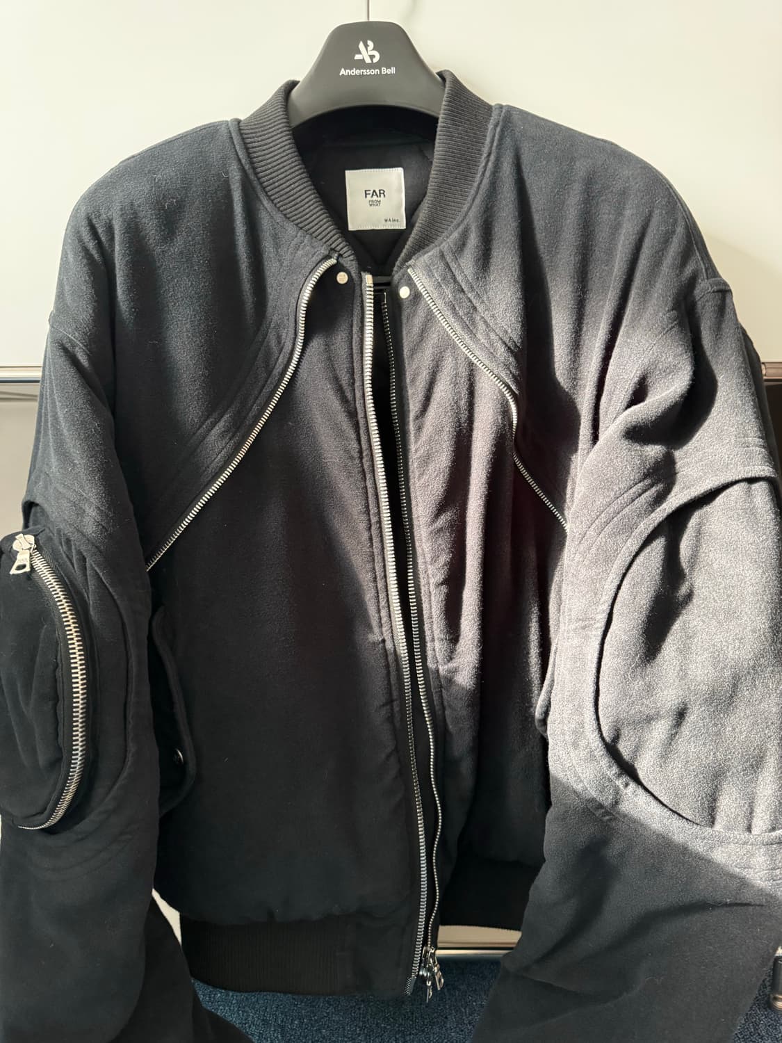 s)파아카이브 몰스킨 봄버 다크네이비 상품이미지1