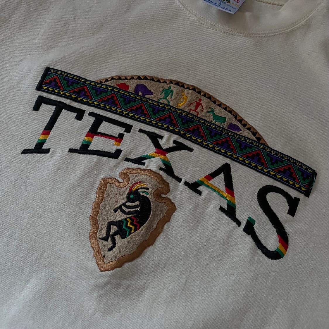 🌊USA Texas 자수 티셔츠 상품이미지3