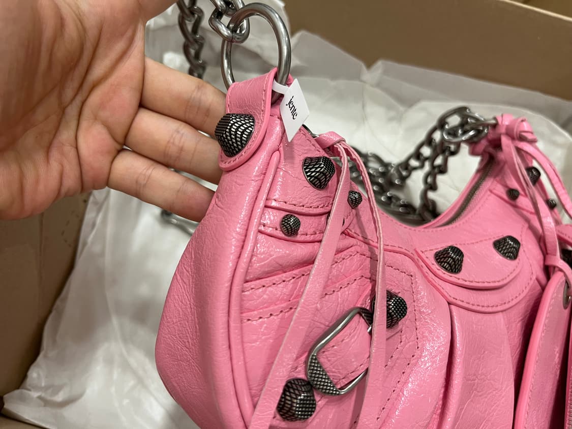 [새상품] 발렌시아가 르 카골 XS 핑크 숄더 크로스 가능 상품이미지4