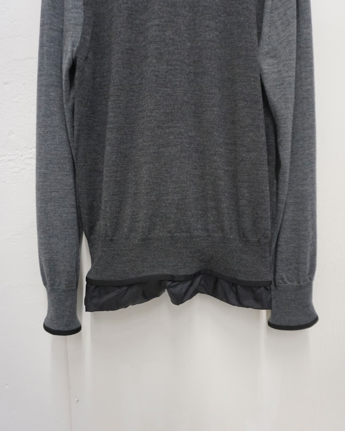 SACAI wool layered cardigan (unisex) 상품이미지7