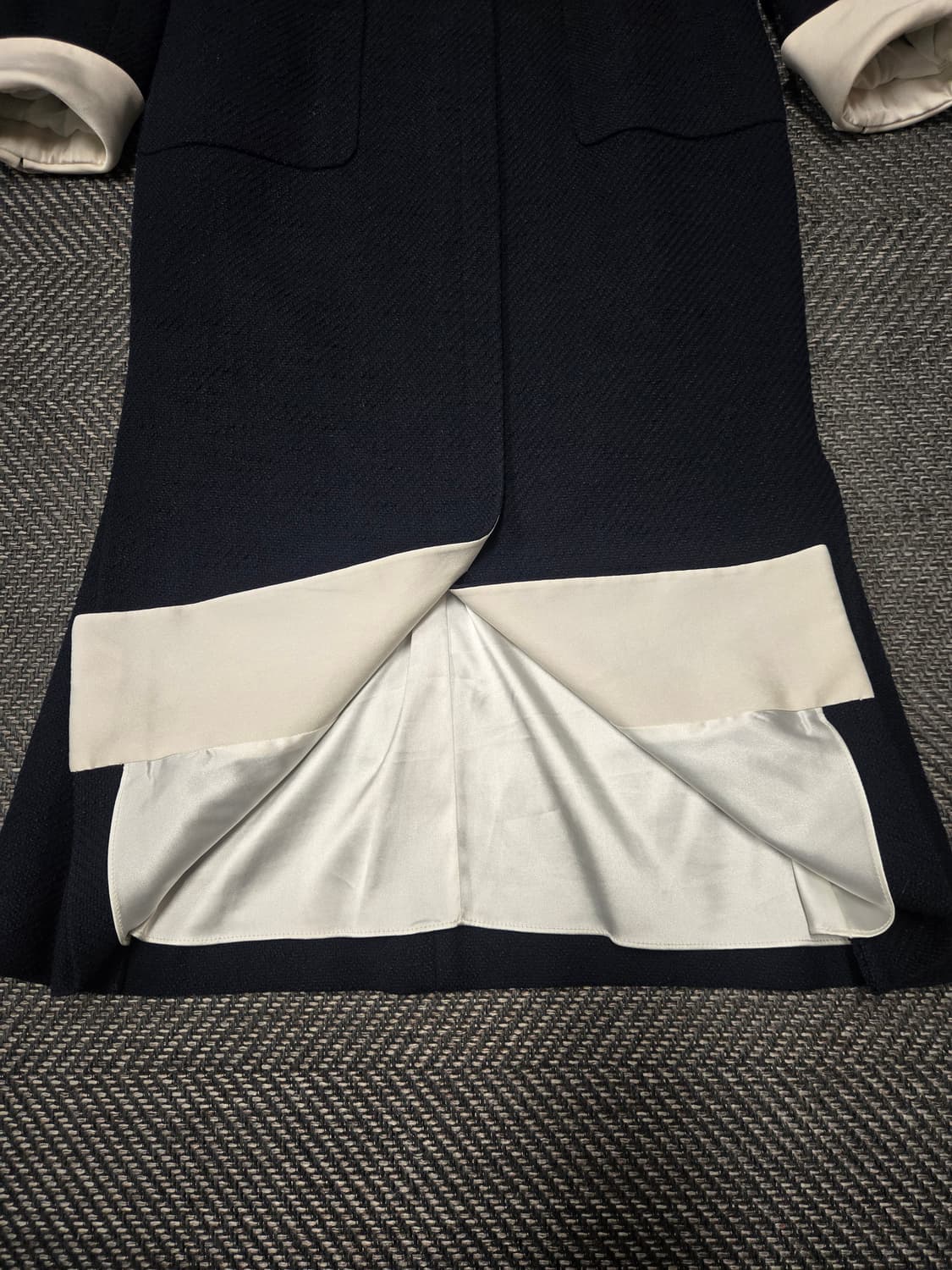 미샤 MICHAA 네이비 롱 원피스 상품이미지4