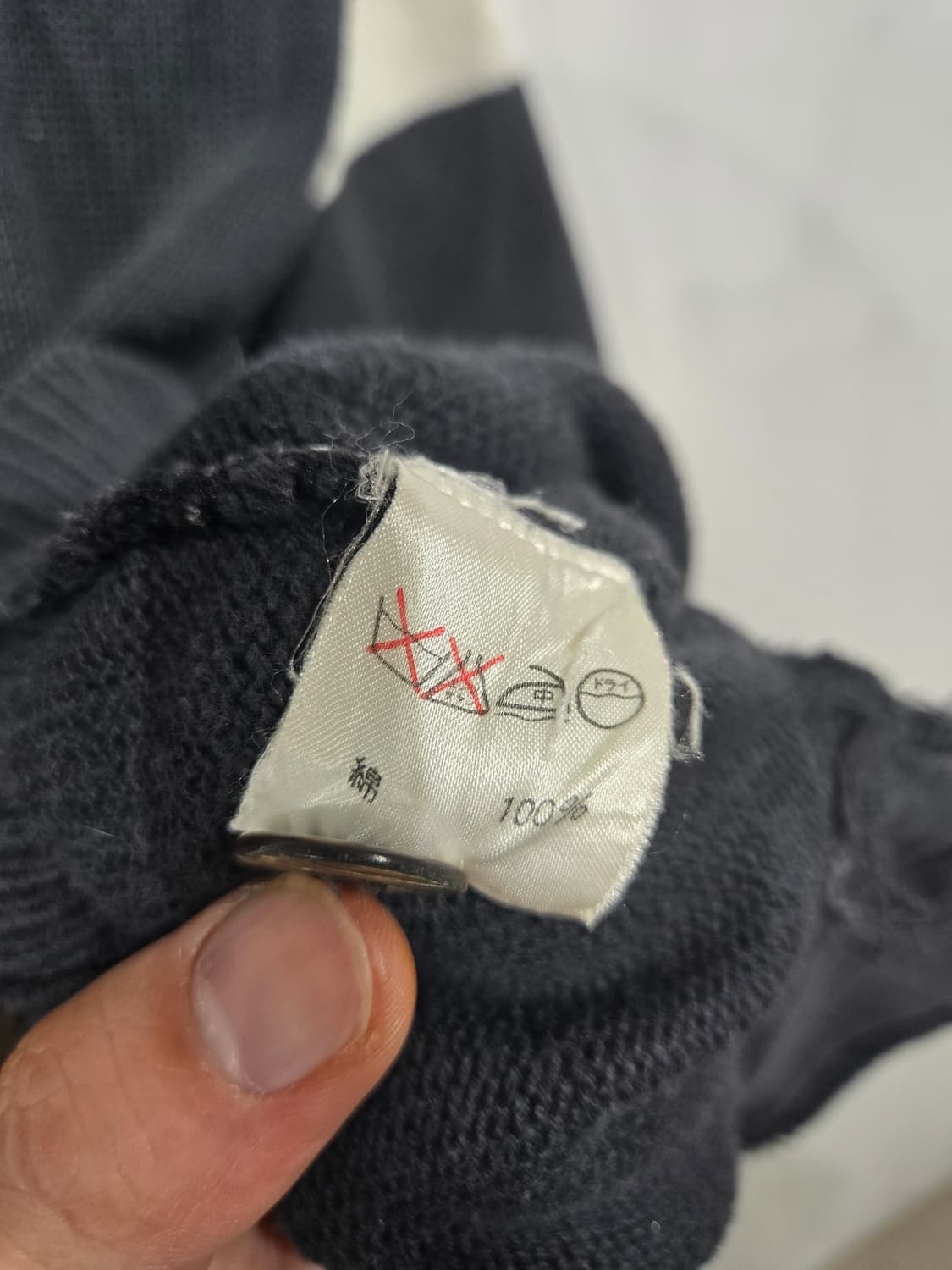 이세이미야케 네이비색상 스트라이프 가디건 상품이미지6