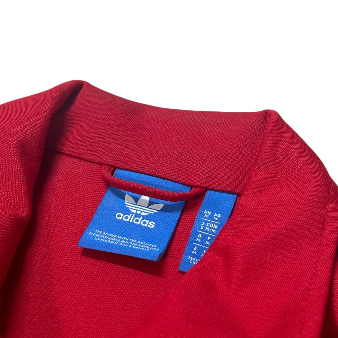 M 아디다스 베켄바우어 져지 크림 베이지 레드 상품이미지5