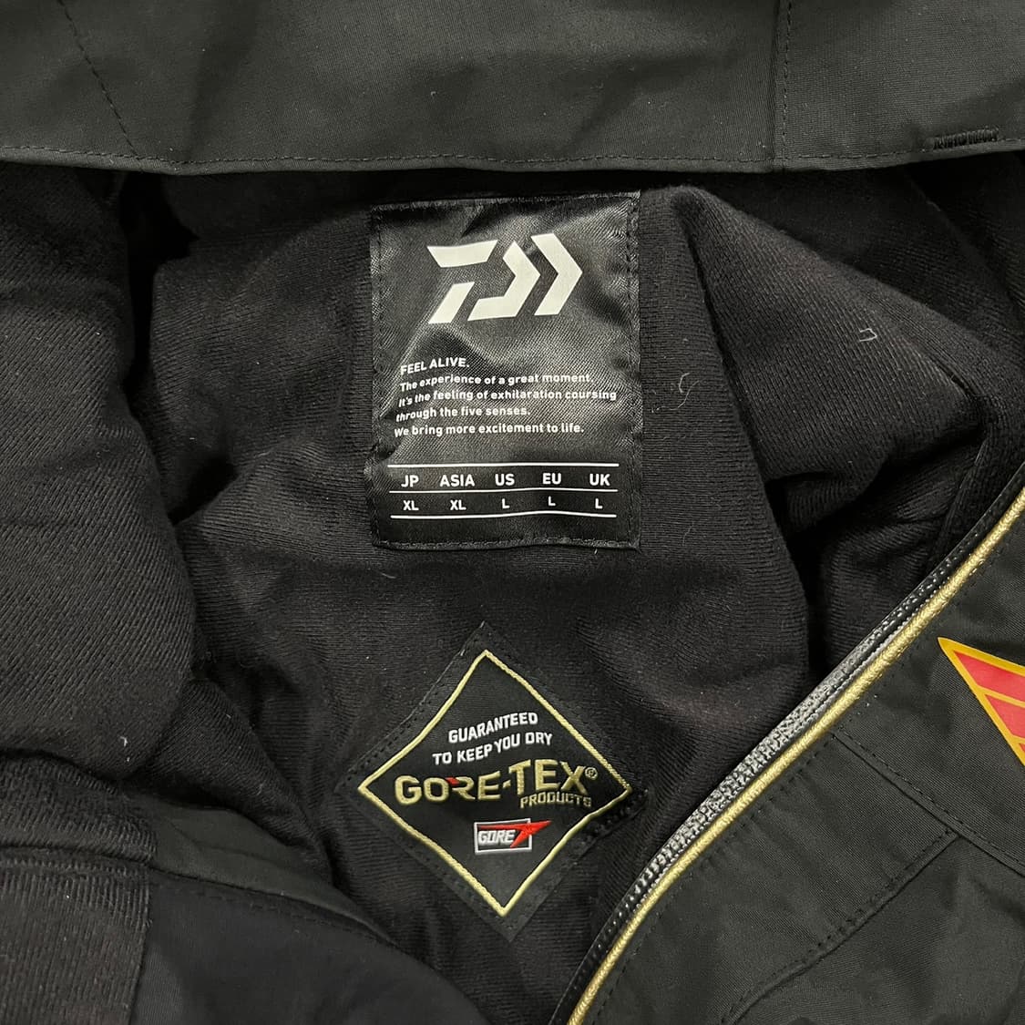 [정품/XL] 다이와 토너먼트 고어텍스 블랙 레드 스키 보드 자켓 b16 상품이미지5
