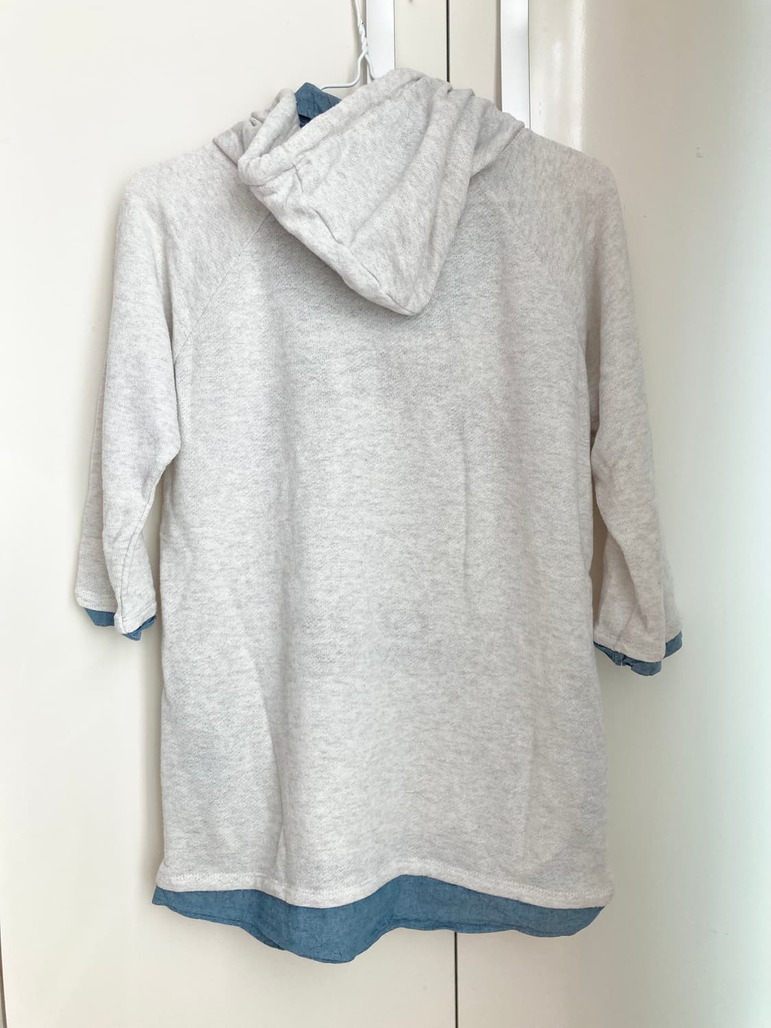 컨버스 레이어드 셔츠 후드 상품이미지2