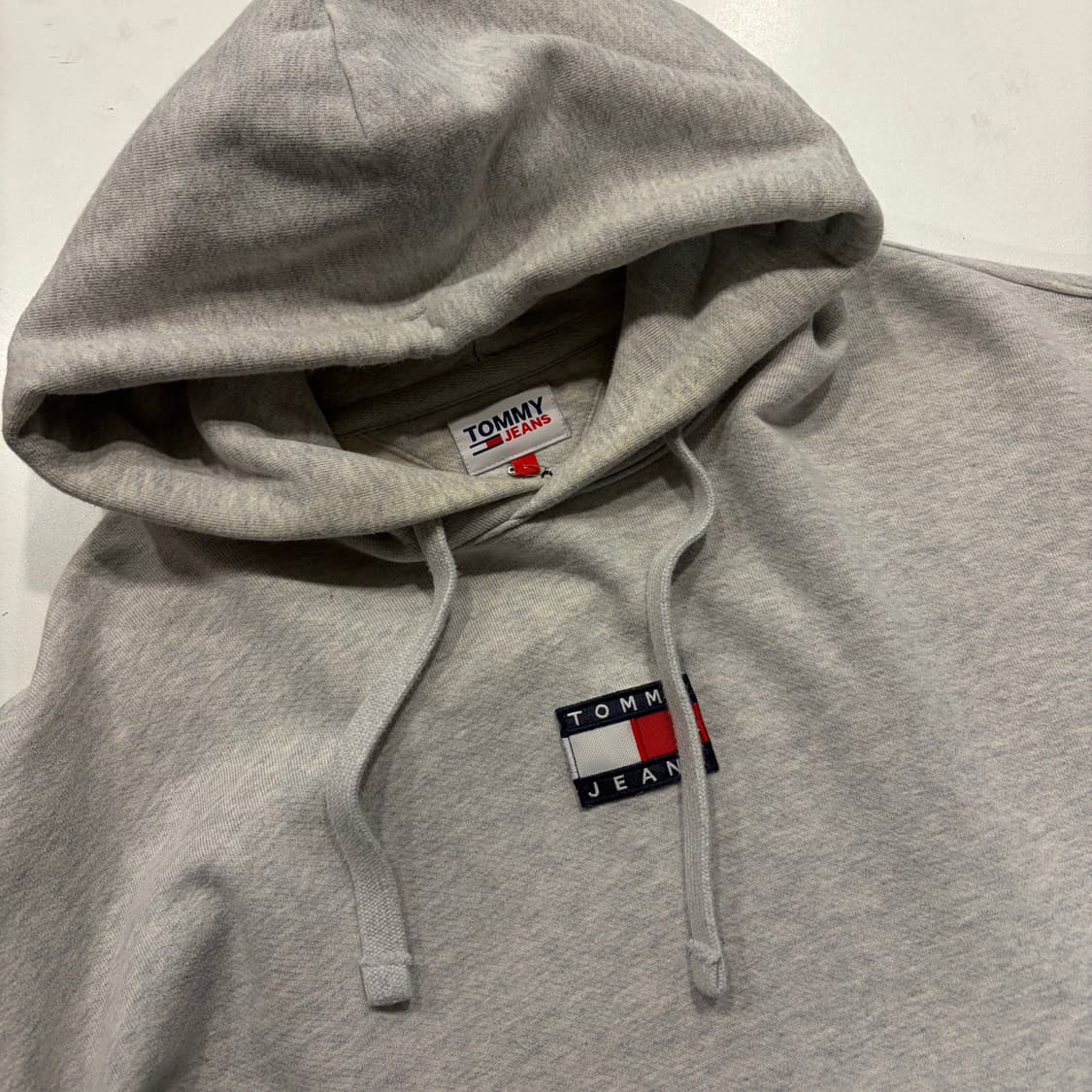 [L] 타미힐피거 진스 그레이 스웻 후드티 C795 상품이미지3