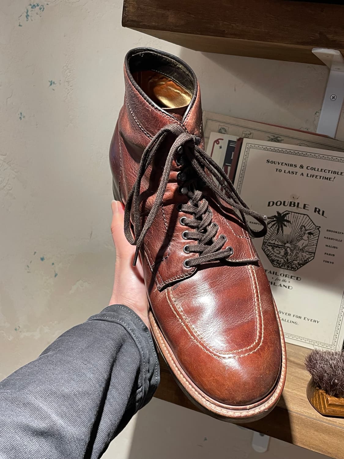 Alden 알든 40510H 인디부츠 브라운 크롬악셀   rrl 상품이미지4