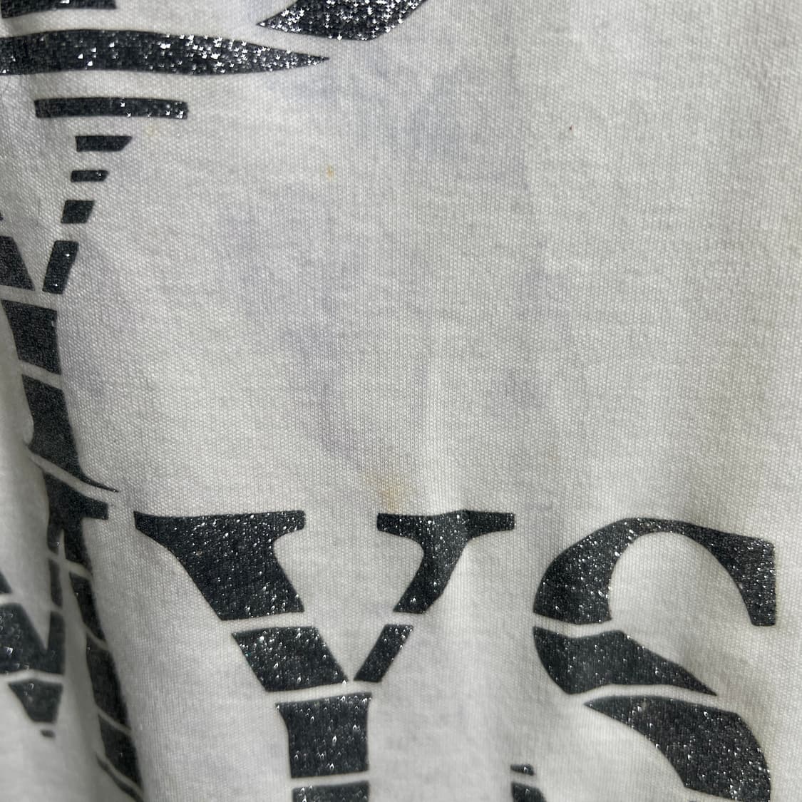 jpn vtg y2k 아일렛 지퍼 펀칭 헨리넥 반팔 티셔츠 M 상품이미지10
