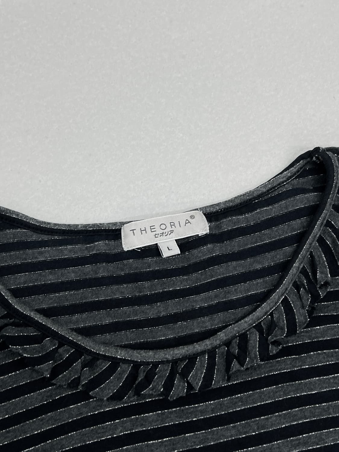 THEORIA 스트라이프 반팔티 상품이미지3