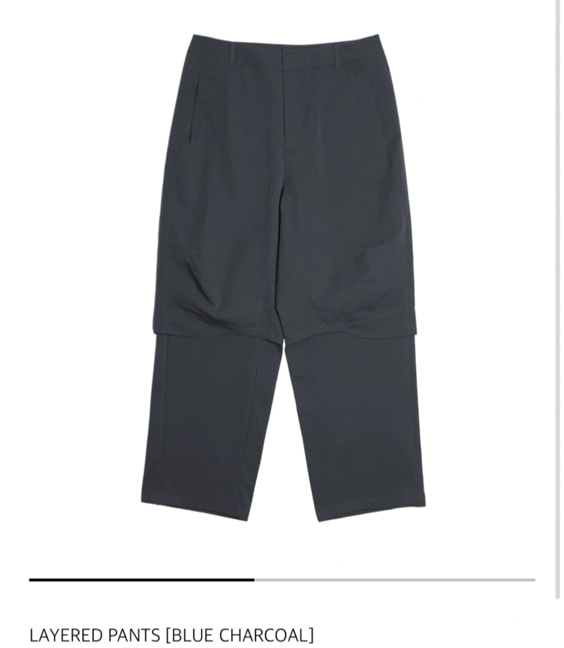 산산기어 25fw 레이어드 팬츠 [2] 상품이미지1