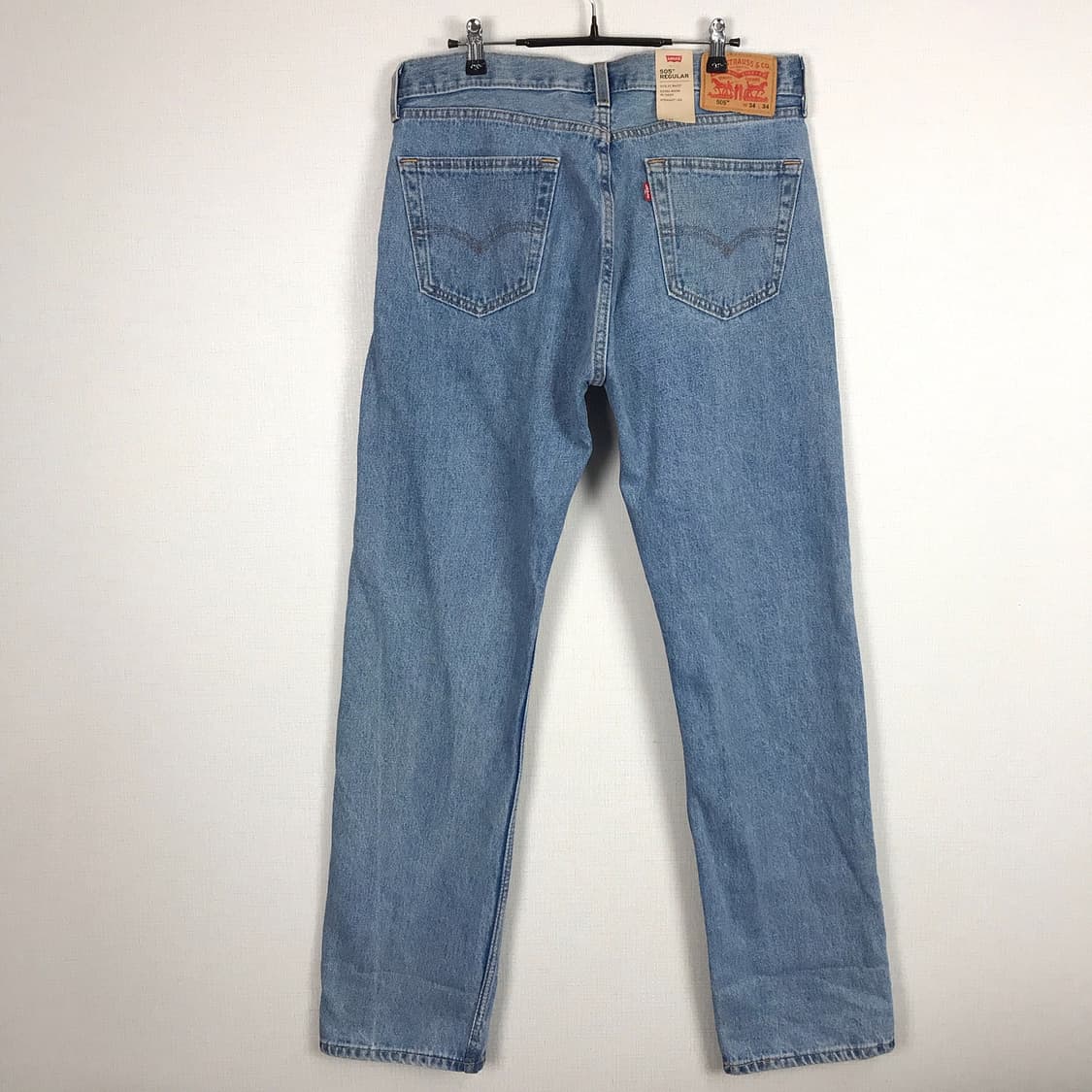 리바이스 505 레귤러 데님 청바지 새상품 남성34 상품이미지4