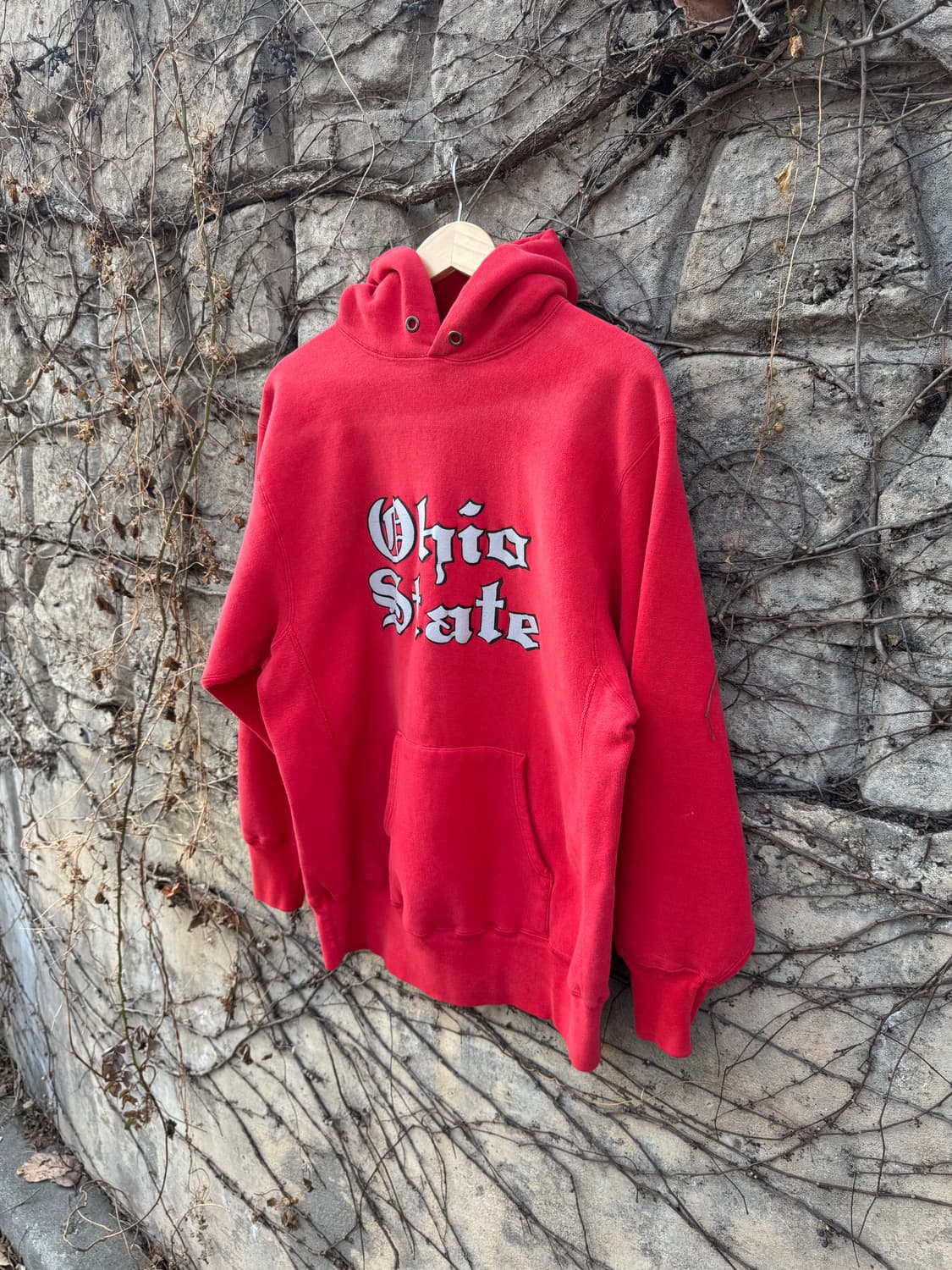 80s 챔피온 usa 빈티지 오하이오 프린팅 리버스위브 후드티 후디 상품이미지3