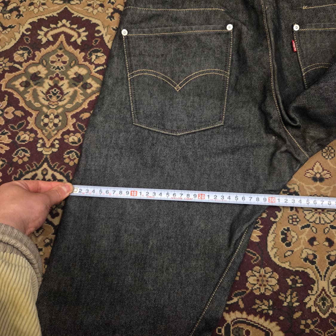 리바이스 엔지니어드진 32사이즈 생지 블랙진 흑청 상품이미지7