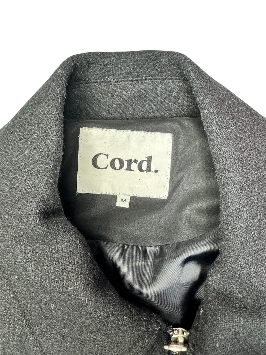 Cord 메탈 버클 울 블루종 metal buckle wool  블랙 M 상품이미지4