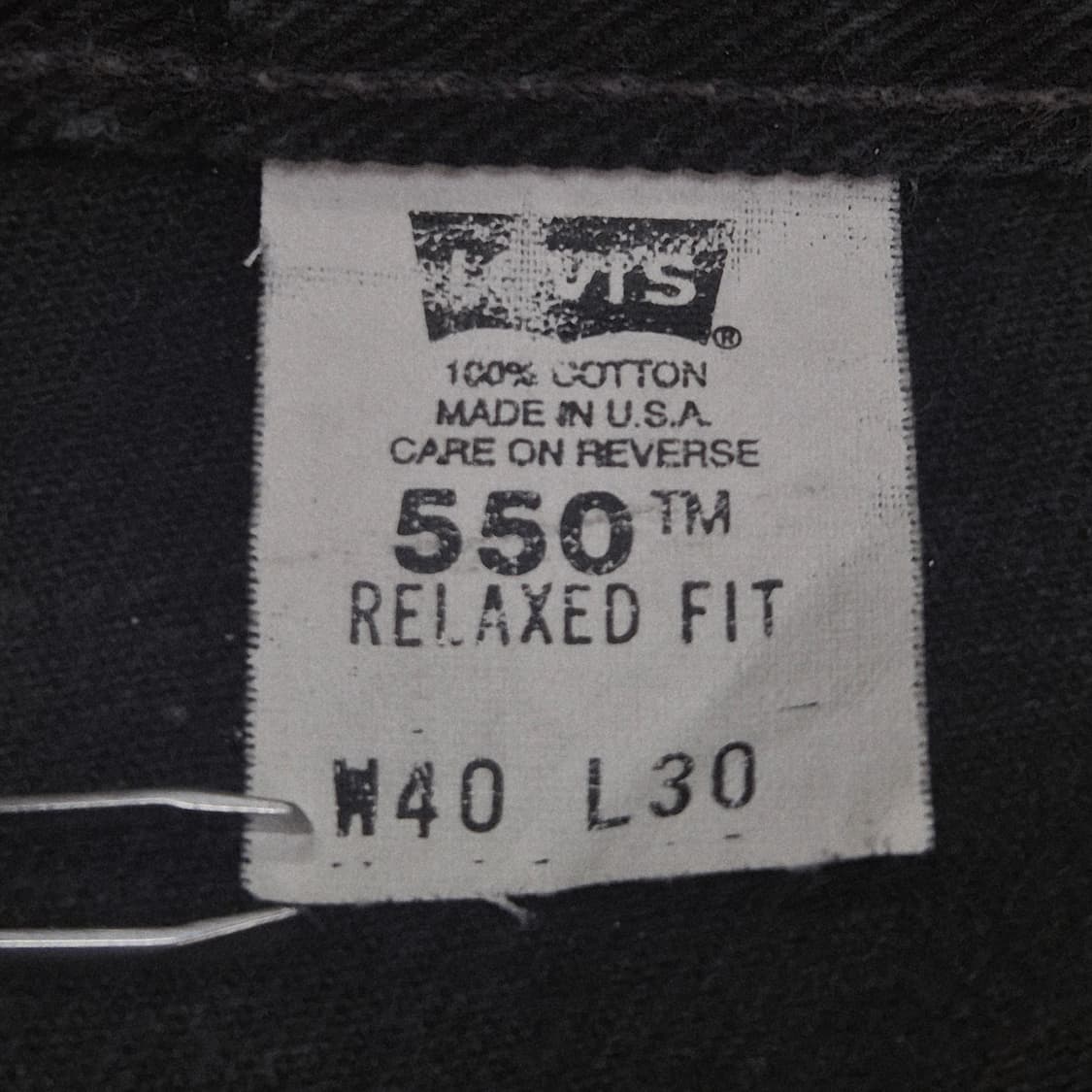 [40]00s US made 리바이스550 블랙-A199 상품이미지8
